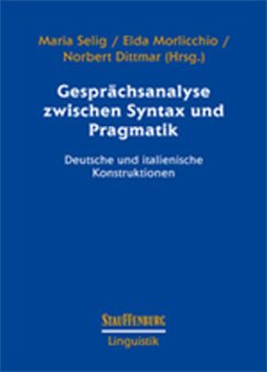 Cover Gesprächsanalyse zwischen Syntax und Pragmatik