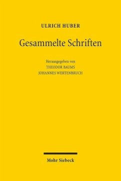 Gesammelte Schriften - Huber, Ulrich