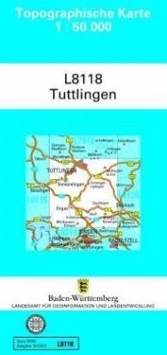 Topographische Karte Baden-Württemberg, Zivilmilitärische Ausgabe - Tuttlingen / Topographische Karten Baden-Württemberg, Zivilmilitärische Ausgabe