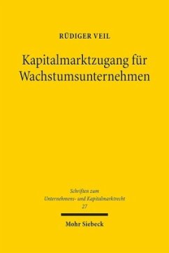 Cover Kapitalmarktzugang für Wachstumsunternehmen