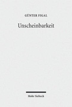 Unscheinbarkeit - Figal, Günter