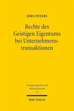 Cover Rechte des Geistigen Eigentums bei Unternehmenstransaktionen