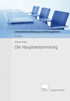 Cover Die Hauptversammlung (eBook, PDF)