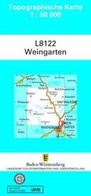 Topographische Karte Baden-Württemberg, Zivilmilitärische Ausgabe - Weingarten / Topographische Karten Baden-Württemberg, Zivilmilitärische Ausgabe