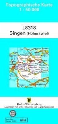 Topographische Karte Baden-Württemberg, Zivilmilitärische Ausgabe - Singen (Hohentwiel) / Topographische Karten Baden-Württemberg, Zivilmilitärische Ausgabe