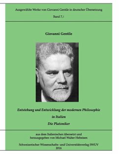 Entstehung und Entwicklung der modernen Philosophie in Italien (eBook, ePUB)