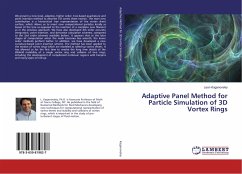Adaptive Panel Method for Particle Simulation of 3D Vortex Rings