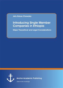 Cover Introducing Single Member Companies in Ethiopia (eBook, PDF)