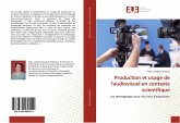 Production et usage de l'audiovisuel en contexte scientifique