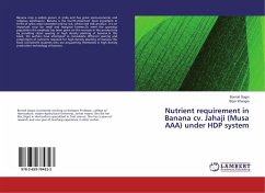 Nutrient requirement in Banana cv. Jahaji (Musa AAA) under HDP system - Gogoi, Bornali;Khangia, Bipin