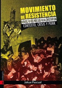Movimiento de resistencia : años ochenta en Euskal Herria : contexto, crisis y punk - Pascual Lizárraga, Jakue