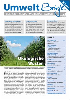 Zeitschrift UmweltBriefe Heft 02/2016 (eBook, PDF)