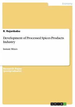 Cover Development of Processed Spices Products Industry (eBook, PDF)