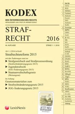 KODEX Strafrecht 2016 (f. Österreich)