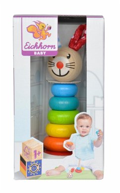 Eichhorn 100017019 - Baby Steckfigur Maus Holz