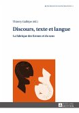 Discours, texte et langue