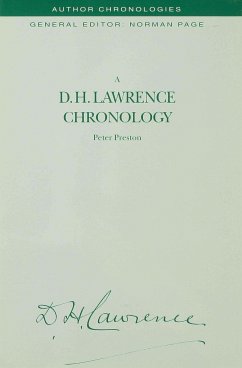 A D.H. Lawrence Chronology - Preston, P.