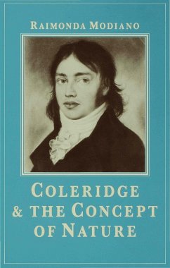 Coleridge and the Concept of Nature - Modiano, Raimonda