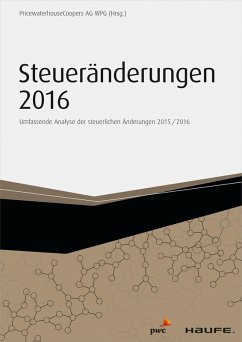 Steueränderungen 2016 (eBook, ePUB) - Frankfurt, Pwc