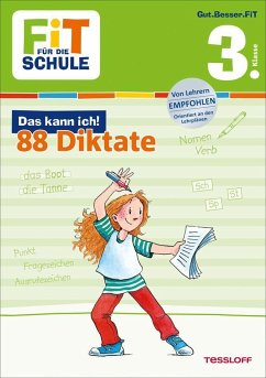 Fit für die Schule: Das kann ich! 88 Deutsch-Diktate 3. Klasse - Essers, Andrea