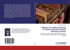 Modes of Hadith teaching in India's selected Islamic learning centres