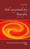 Stille unergründlichen Begreifens Stille unergründlichen Begreifens