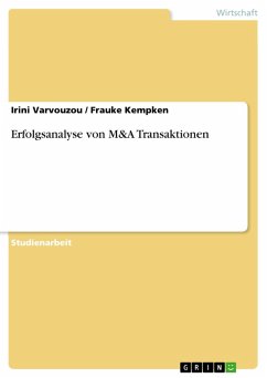 Erfolgsanalyse von M&A Transaktionen (eBook, ePUB)