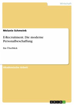 E-Recruitment. Die moderne Personalbeschaffung (eBook, ePUB)