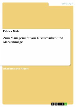 Zum Management von Luxusmarken und Markenimage (eBook, ePUB)