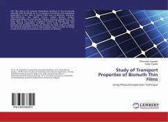 Study of Transport Properties of Bismuth Thin Films - Gujarathi, Dhananjay;Tayade, Deelip