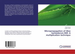 Micropropagation of Aloe barbadensis Mill: A multiplication technique - Parmar, Vilas;Jasrai, Yogesh