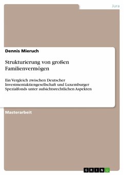 Cover Strukturierung von großen Familienvermögen (eBook, ePUB)