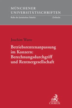Cover Betriebsrentenanpassung im Konzern: Berechnungsdurchgriff und Rentnergesellschaft