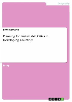 Cover Planning for Sustainable Cities in Developing Countries (eBook, ePUB)