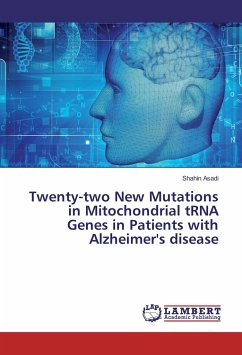 Twenty-two New Mutations in Mitochondrial tRNA Genes in Patients with Alzheimer's disease