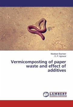 Vermicomposting of paper waste and effect of additives