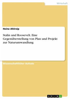 Stalin und Roosevelt. Eine Gegenüberstellung von Plan und Projekt zur Naturumwandlung (eBook, ePUB) - Ahlreip, Heinz