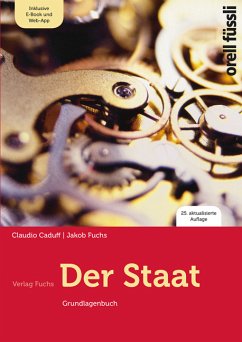 Der Staat - Grundlagenbuch inkl. E-Book und Web-App - Caduff, Claudio