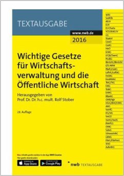 Wichtige Gesetze für Wirtschaftsverwaltung und die Öffentliche Wirtschaft