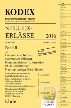 KODEX Steuer-Erlässe 2016 (f. Österreich) - Bodis, Andrei