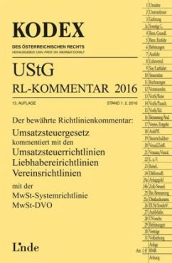 KODEX UStG-Richtlinien-Kommentar 2016 (f. Österreich) - Pernegger, Robert