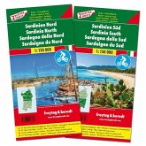 Freytag & Berndt Auto + Freizeitkarte Sardinien Nord - Sardinien Süd, 2 Bl.; Sardinia North / Sardegna della Nord / Sard Freytag & Berndt Auto + Freizeitkarte Sardinien Nord - Sardinien Süd, 2 Bl.; Sardinia North / Sardegna della Nord / Sard