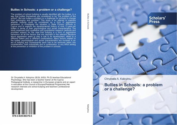 Bullies in Schools: a problem or a challenge? Bullies in Schools: a problem or a challenge?