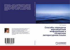 Sposoby peredachi implicitnoj informacii w tatarskom literaturnom qzyke - Sitdikova, F. B.