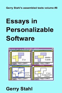 Essays In Personalizable Software - Stahl, Gerry