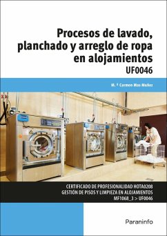 Procesos de lavado, planchado y arreglo de ropa en alojamientos - Mas Muñoz, María del Carmen