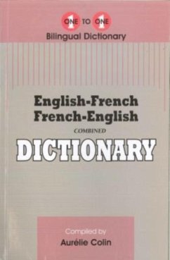 English-French & French-English One-to-One Dictionary Cover English-French & French-English One-to-One Dictionary