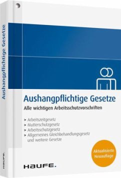 Aushangpflichtige Gesetze Cover Aushangpflichtige Gesetze