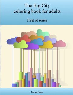 Cover The Big City coloring book for adults