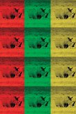 Alive! white rhino - Color collage - Photo Art Notebooks (6 x 9 series)